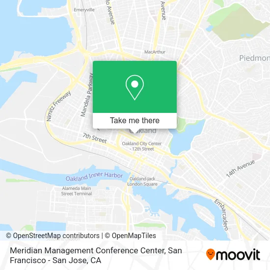Meridian Management Conference Center map