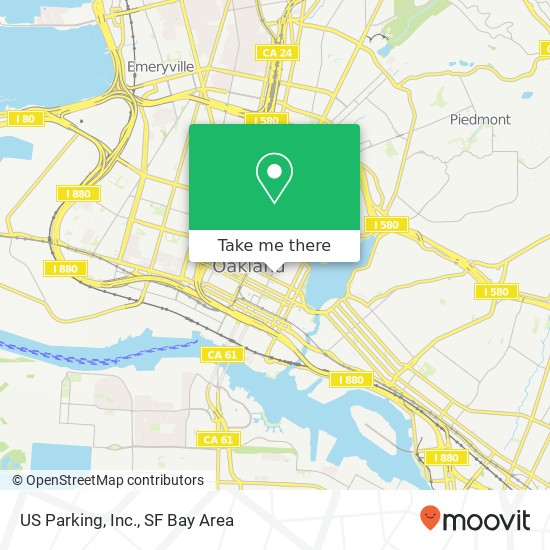 US Parking, Inc. map