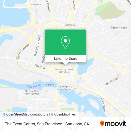 Mapa de The Event Center