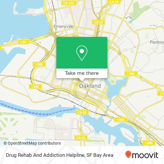 Drug Rehab And Addiction Helpline map