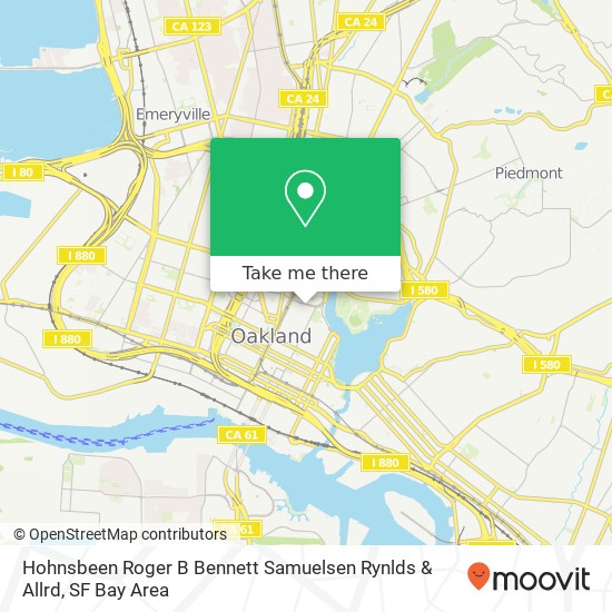 Mapa de Hohnsbeen Roger B Bennett Samuelsen Rynlds & Allrd