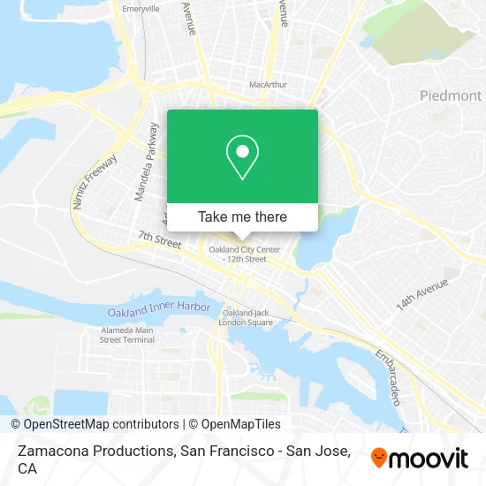 Mapa de Zamacona Productions
