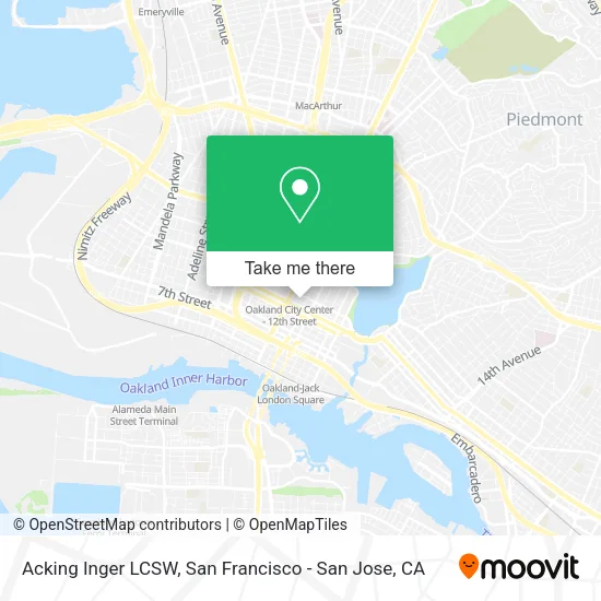 Acking Inger LCSW map