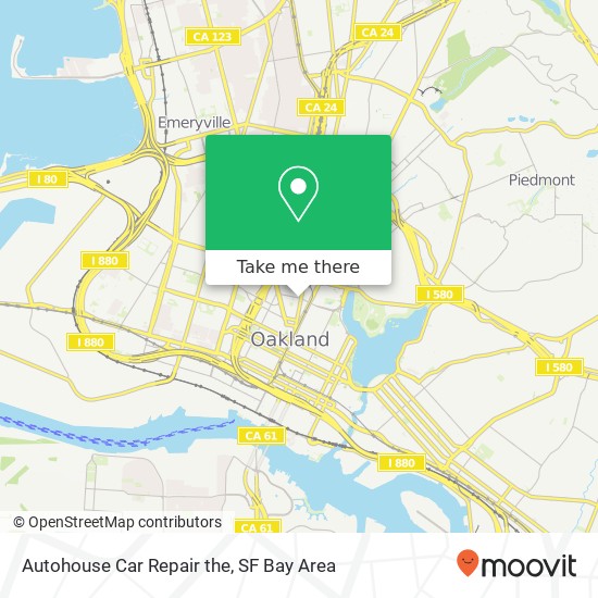 Mapa de Autohouse Car Repair the