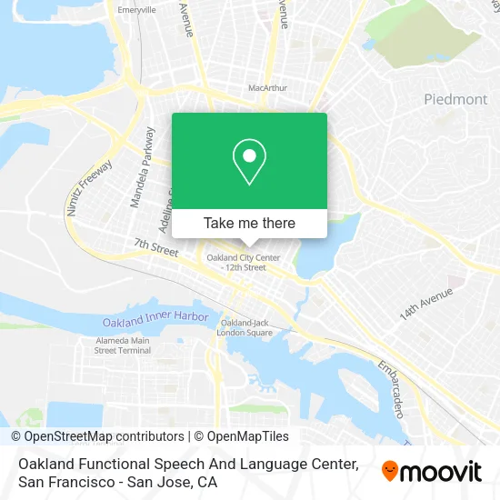 Oakland Functional Speech And Language Center map