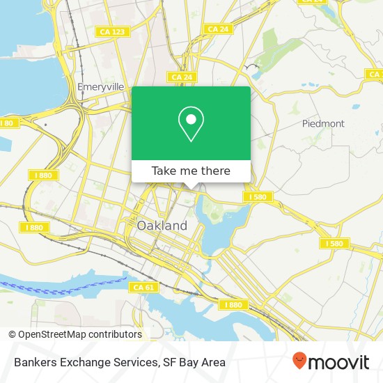 Bankers Exchange Services map