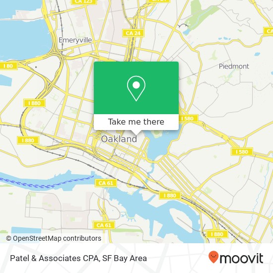 Patel & Associates CPA map