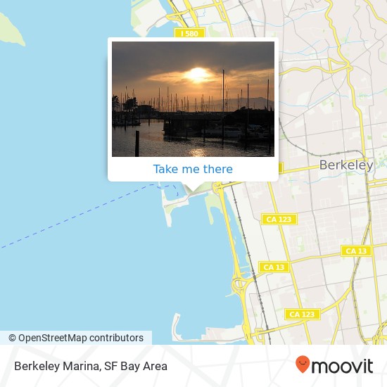Berkeley Marina map