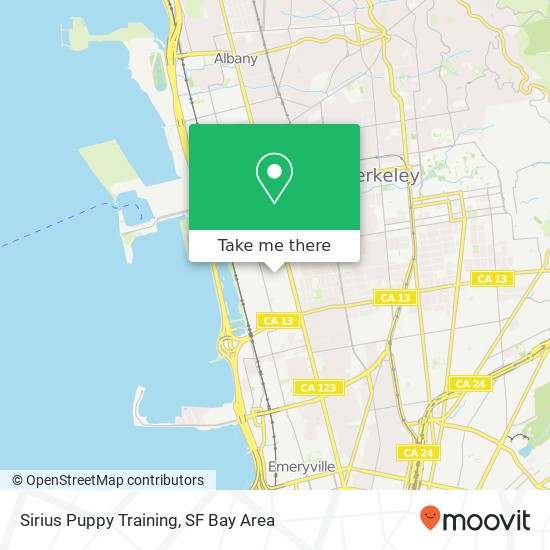Sirius Puppy Training map