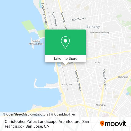 Christopher Yates Landscape Architecture map