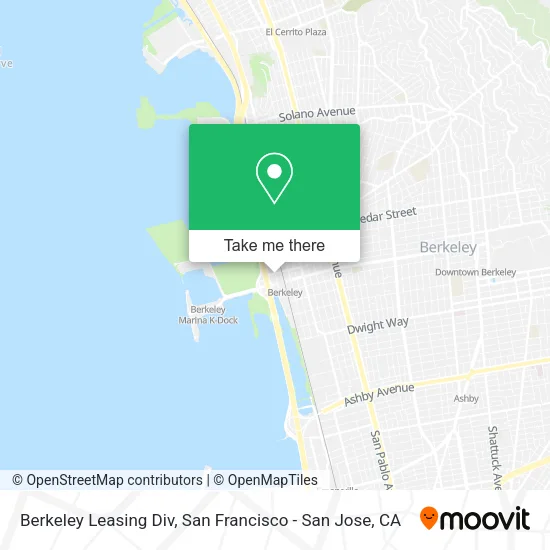 Berkeley Leasing Div map