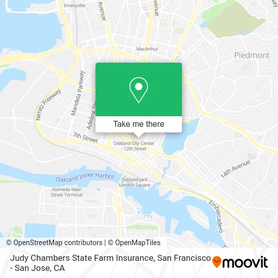 Judy Chambers State Farm Insurance map