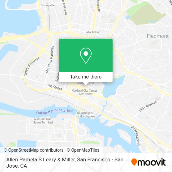 Allen Pamela S Leary & Miller map