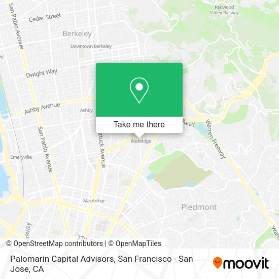Mapa de Palomarin Capital Advisors