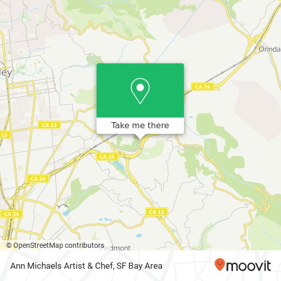 Ann Michaels Artist & Chef map