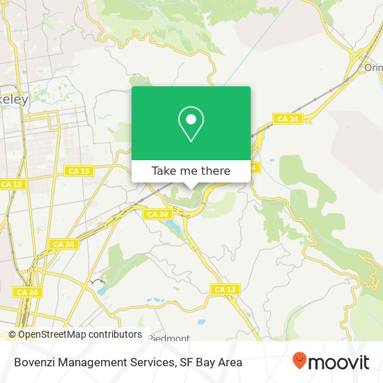 Bovenzi Management Services map