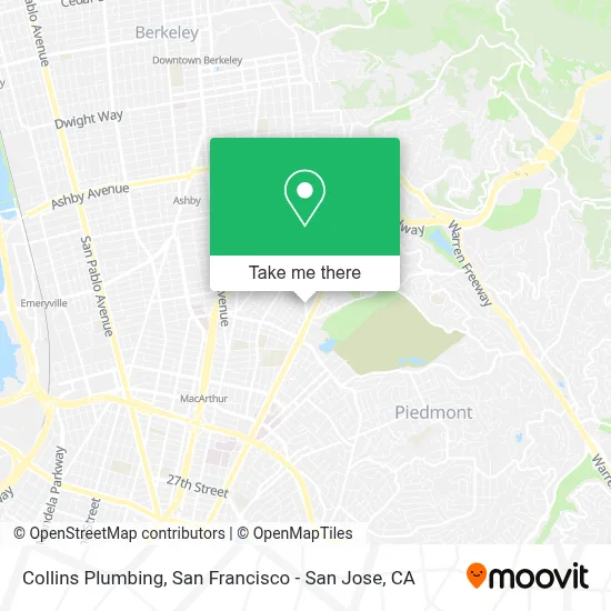 Collins Plumbing map