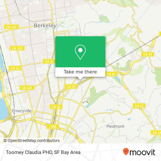 Toomey Claudia PHD map