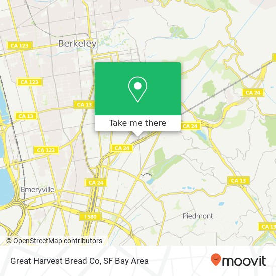 Mapa de Great Harvest Bread Co