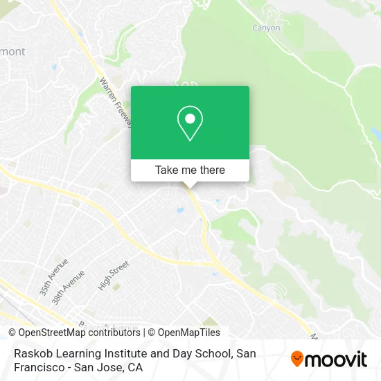 Raskob Learning Institute and Day School map