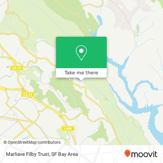 Mapa de Marliave Filby Trust