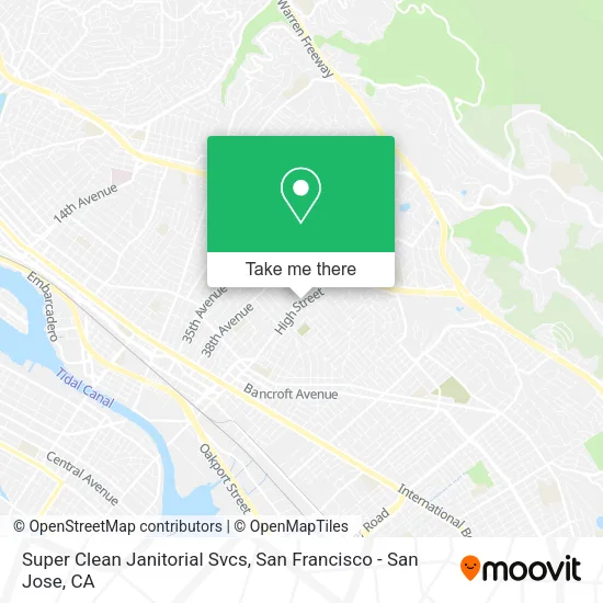 Super Clean Janitorial Svcs map