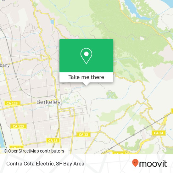 Contra Csta Electric map