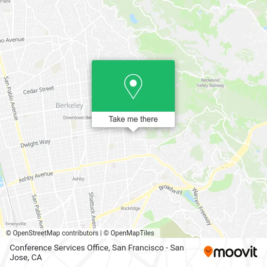 Conference Services Office map