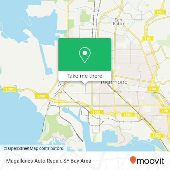Magallanes Auto Repair map