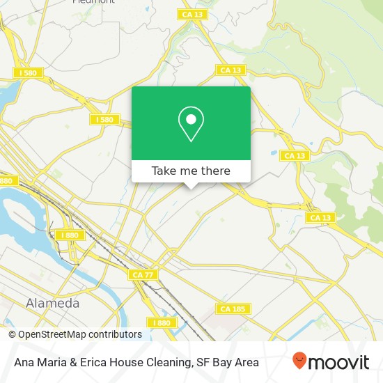 Ana Maria & Erica House Cleaning map