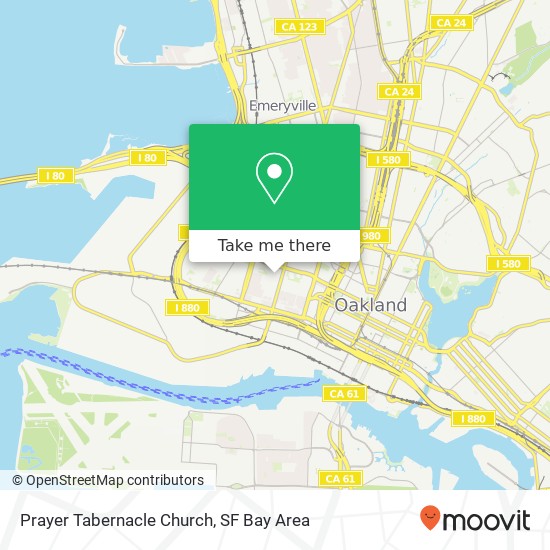 Mapa de Prayer Tabernacle Church