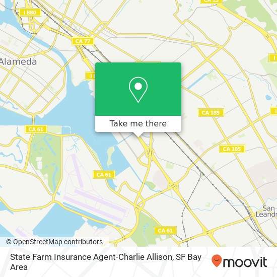 State Farm Insurance Agent-Charlie Allison map