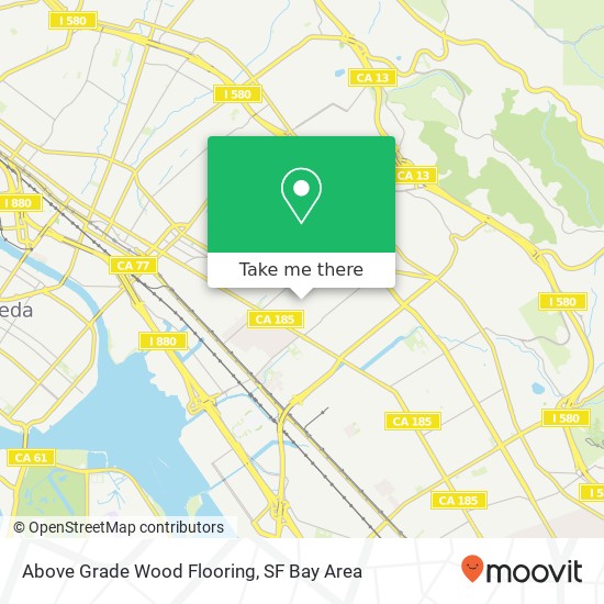 Mapa de Above Grade Wood Flooring