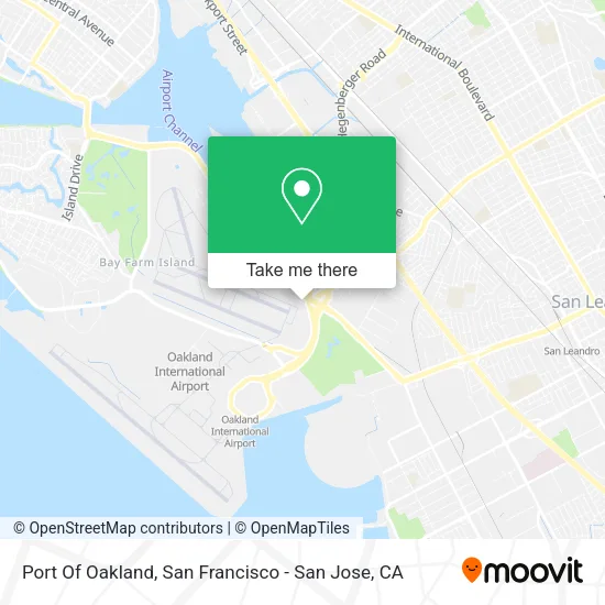 Port Of Oakland map