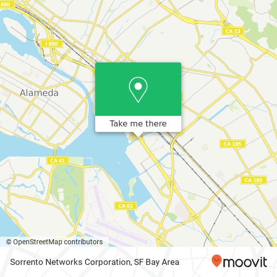 Mapa de Sorrento Networks Corporation