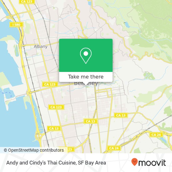 Andy and Cindy's Thai Cuisine map