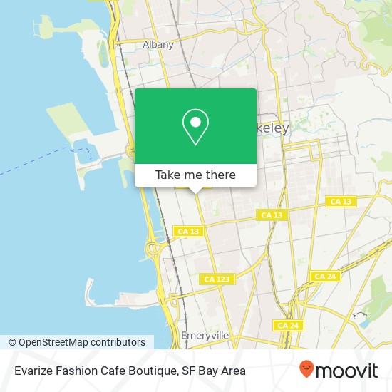 Evarize Fashion Cafe Boutique map