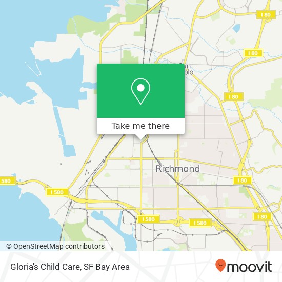 Gloria's Child Care map