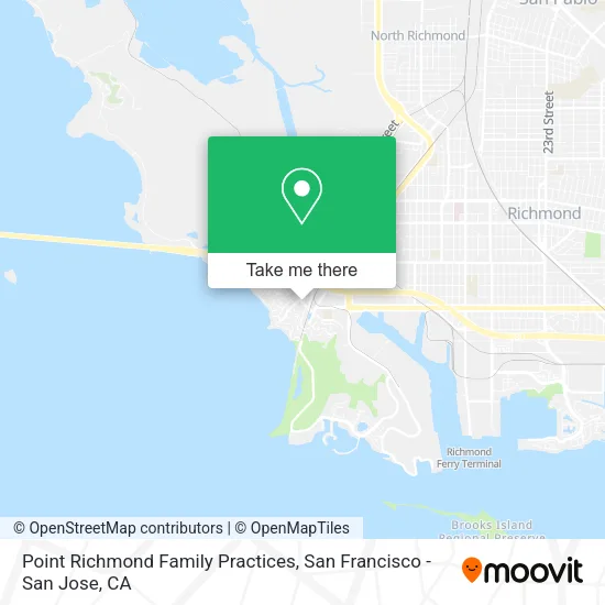 Point Richmond Family Practices map