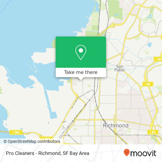 Pro Cleaners - Richmond map