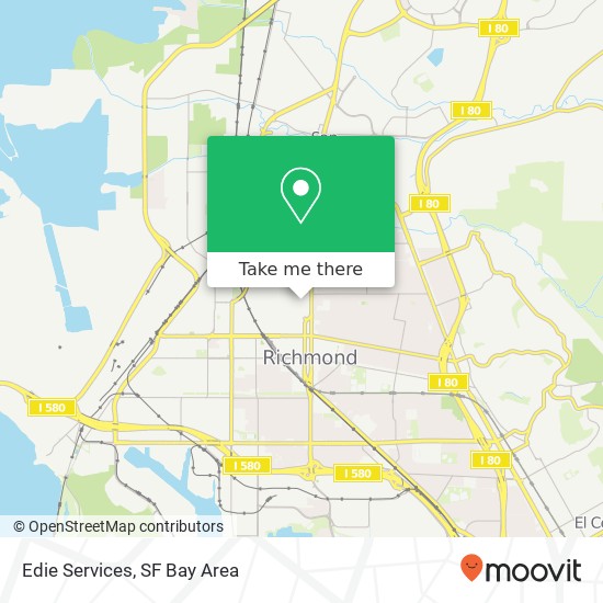 Mapa de Edie Services
