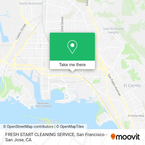 FRESH START CLEANING SERVICE map