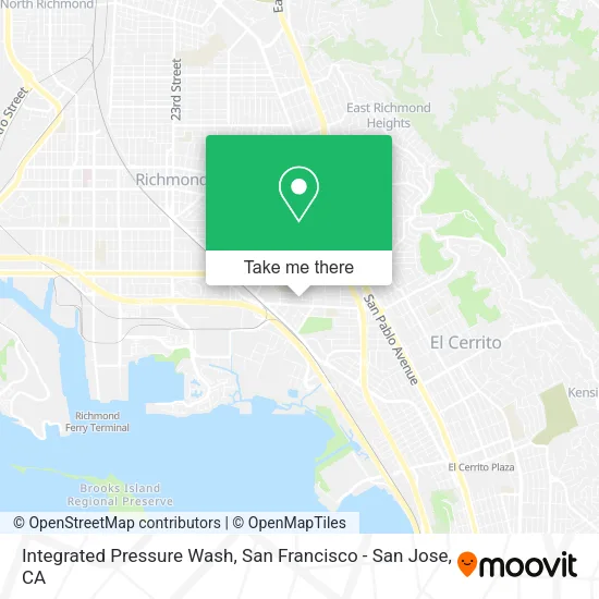 Mapa de Integrated Pressure Wash
