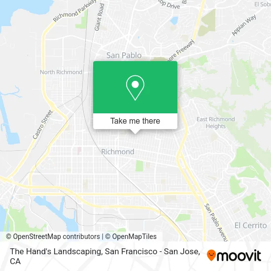 Mapa de The Hand's Landscaping