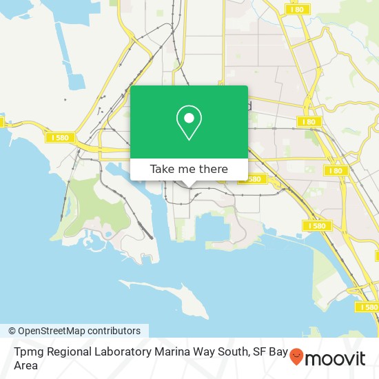 Tpmg Regional Laboratory Marina Way South map