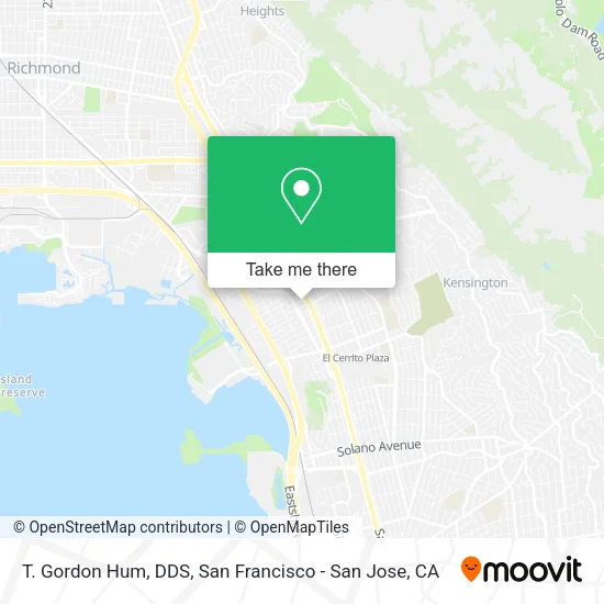 Mapa de T. Gordon Hum, DDS