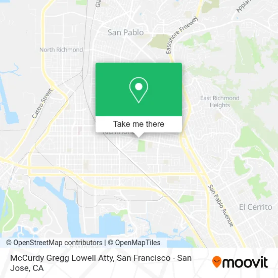 McCurdy Gregg Lowell Atty map