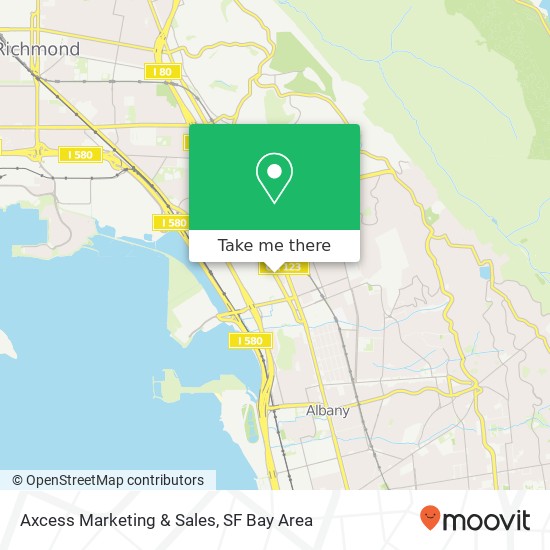 Axcess Marketing & Sales map
