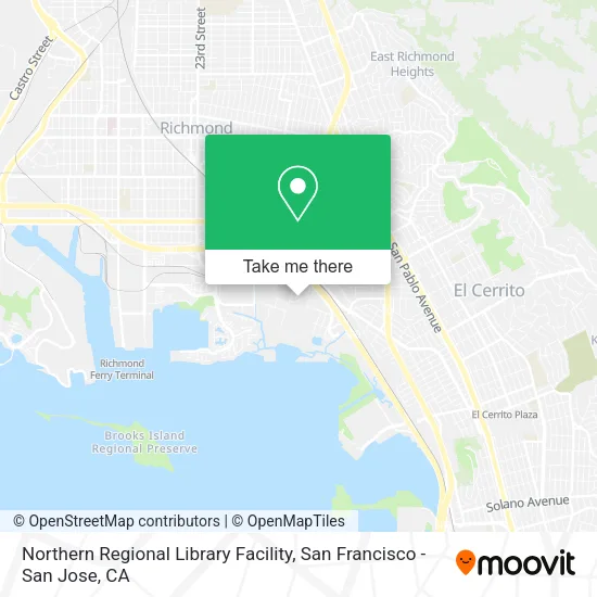 Mapa de Northern Regional Library Facility