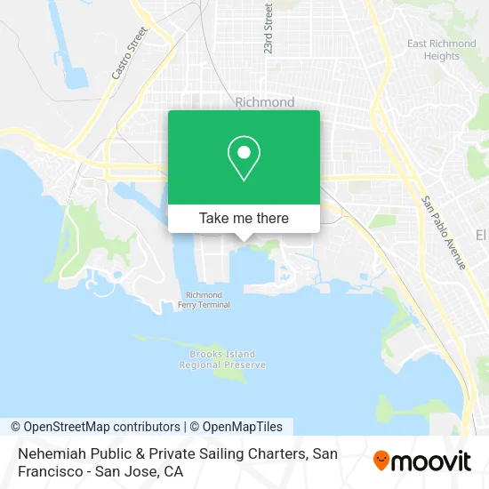 Mapa de Nehemiah Public & Private Sailing Charters